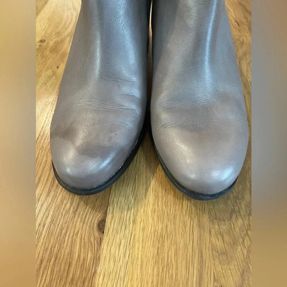 Naturalizer Dora Modern Grey Leather Ankle Boots Size 9.5 - Picture 9 of 14